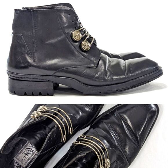 GIANNI VERSACE 1100 Pin Snap Boot - Picture 1 of 12